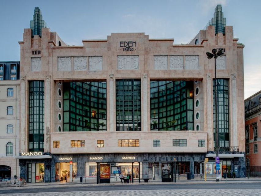 Edifício histórico VIP Executive Éden Aparthotel Lisboa